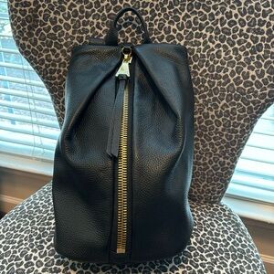 Aimee Kestenberg Tamitha Black Leather Backpack
